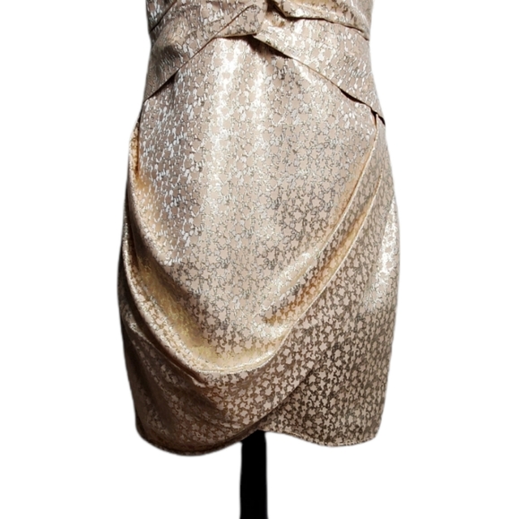 Zimmermann sleeveless pleated faux wrap formal dress size 3 - Picture 5 of 11